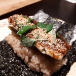 炭火割烹 白坂 - ⚫鰻の手巻き寿司