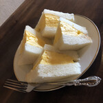 喫茶タチバナ - 厚焼きたまごサンド　600円