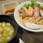 つけ麺 五ノ神製作所 - 12/5/29限定、塩漬け豚肉と野菜のつけ麺