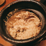 牡蠣と魚 海宝 - 牡蠣の土鍋ごはん