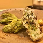 川田 - 2020.5.  天然タラの芽とアスパラガス