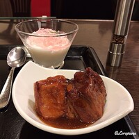 中国料理 豪華 - 東坡肉と杏仁豆腐