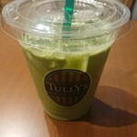 TULLY'S COFFEE - アイス宇治抹茶ラテのトールサイズ¥484-