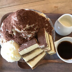 コジマヤ菓子舗 - マスカルポーネシロップとコーヒー付き