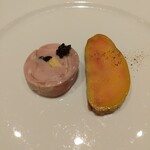 ル・マンジュ・トゥー - 酒粕で漬けたフォアグラとウサギ