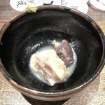 鳥茂 - アキレス腱のスープ 柚子胡椒