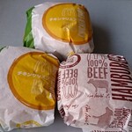 マクドナルド - チキンクリスプ×2、ハンバーガー