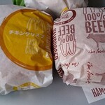 マクドナルド - チキンクリスプ、ハンバーガー