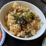 手打そば やま賀 - あなごめし