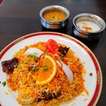 SABERA TIKKA BIRIYANI - ラムのビリヤニセット1112円税込。
                        