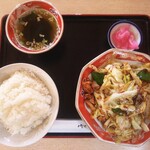 柳 - 料理写真:ホイコーロー定食