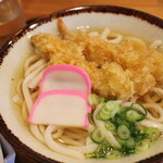 crane～鶴～ - 海老天ぷら讃岐うどん500円