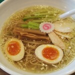 麺処若武者 - 塩鶏中華そば味玉入り900円