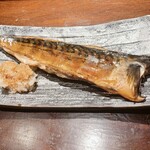 Smoked and grilled Bungo Toro mackerel