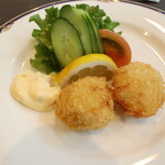 レストランよこかわ - ホタテフライ