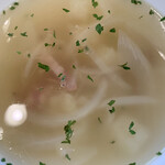 N.Y KITCHEN - 「オニオンスープ」は、塩分控えめのヘルシーなお味でした…