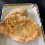 手打ちうどんますや - とり天