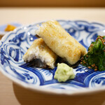 鮨 あらい - 海鰻　柚子胡椒