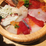 ヱbiyadaishokudou - 特選地魚のてこねずし定食 2680円