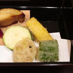 一魁 - 野菜の天ぷら