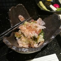 六本木 とりや幸 - 単品注文したゴーヤ2色盛り