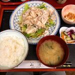 Yama sei - 豚しゃぶ定食 税込900円