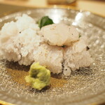 割烹さいお - 鱧には梅肉