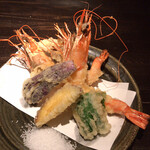 青山 川上庵 - 青山川上庵(天せいろ上)