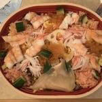 浪花 古市庵 - 花ちらし海老530円＋税