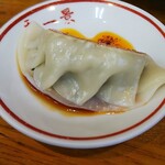 中華天一景 - 餃子アップ