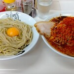 麺屋 にぼすけ - フルサイズの丼がドン！とふたつ