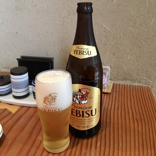 Sobagiri Kishi - 瓶ビール＠680円