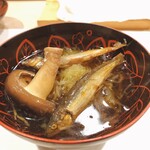 うを徳 - 稚鮎の甘露煮、稚鮎の甘露煮、そうめん南瓜そうめん南瓜