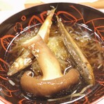 うを徳 - 稚鮎の甘露煮、そうめん南瓜