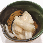 うを徳 - 芋茎の胡麻味噌酢