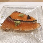 うを徳 - 時しらず（鮭）の藁炙り