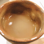 うを徳 - 蛤の煮汁