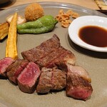肉料理ふくなが - イチボステーキ