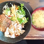 花さんぽ - 「バーグシャブ丼」②