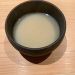 熟成鮨 万 - 蛤スープ