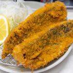 はまべ - 2020.6 はまべ定食（1,800円）のアジフライ