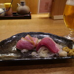 そば処 みよ田 - 鴨スモーク