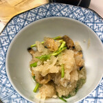 元祖立ち飲み屋 - あさりとセリのみぞれ和え220円