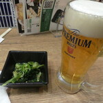 Takenoya - 生ビール・お通し