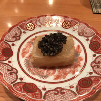 日本料理 たかむら - 蕪もち、キャビア