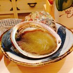 鮨 さえ喜 - 黒アワビ 大原