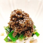 鮨 さえ喜 - 【イタヤ貝】～真珠貝に盛られ キャビア添え～