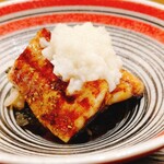 鮨 さえ喜 - 海ウナギの小丼 ～自然薯の山葵浸けと共に～
