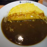 CoCo壱番屋 - 「オムエッグカレー（中）」600円也。税込。