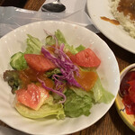 さふらん - 2020年6月。セットのサラダ。ドレッシングが美味しい。